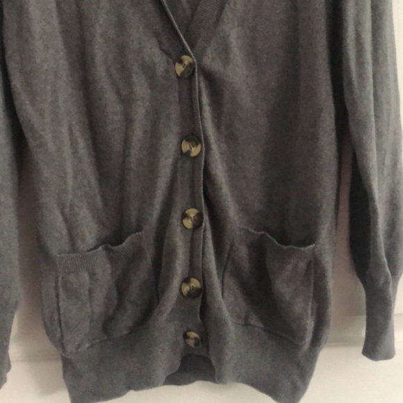 Grace Elements Gray Sweater - Picture 3 of 3